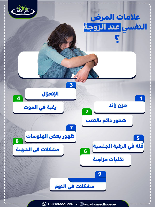 معلومات وحقائق توضح لكم ما هي علامات المرض النفسي عند الزوجة 1 علامات المرض النفسي عند الزوجة